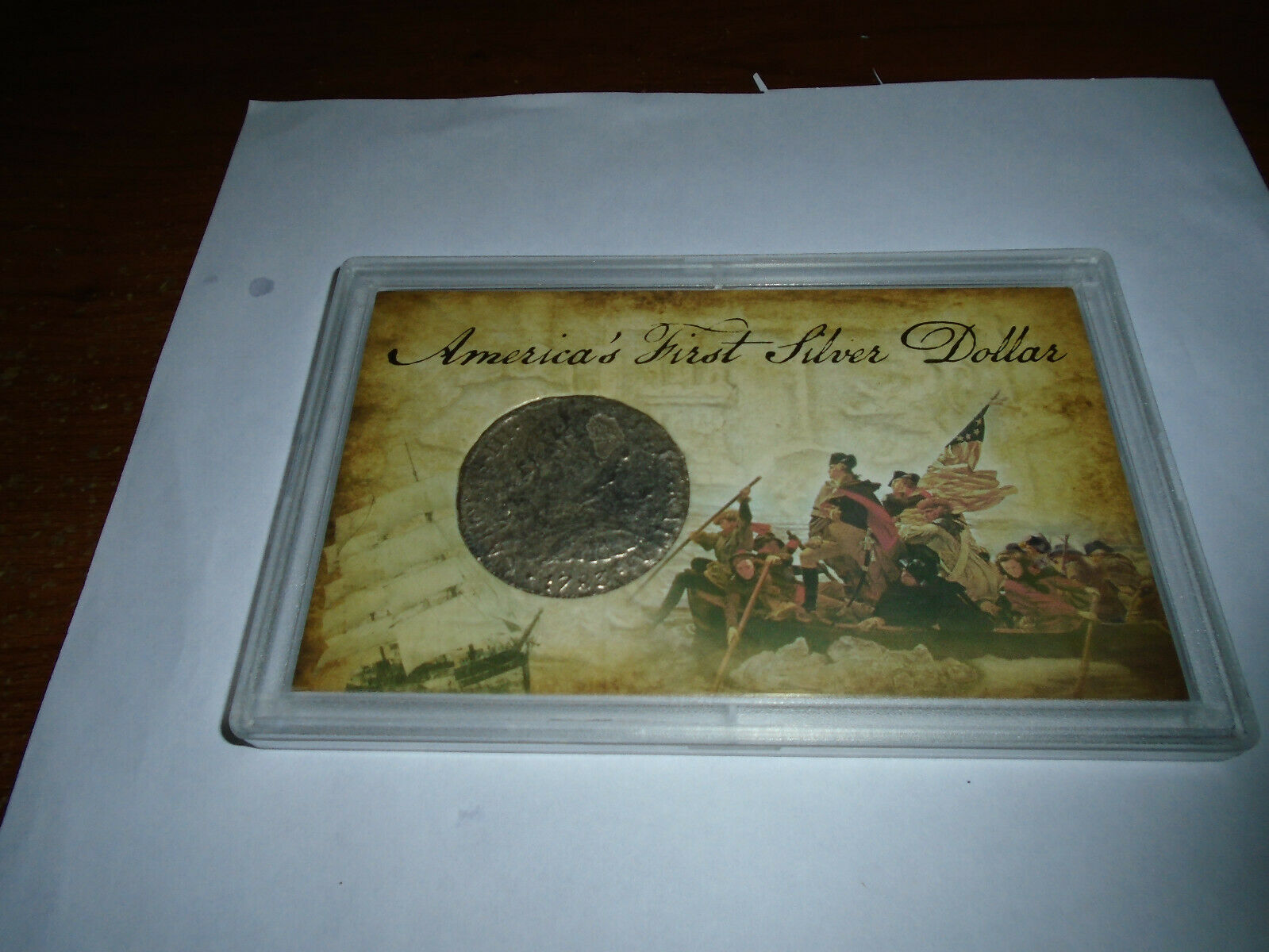 Spanish 1783 8 Reales Silver Shipwreck Coin With Display Case